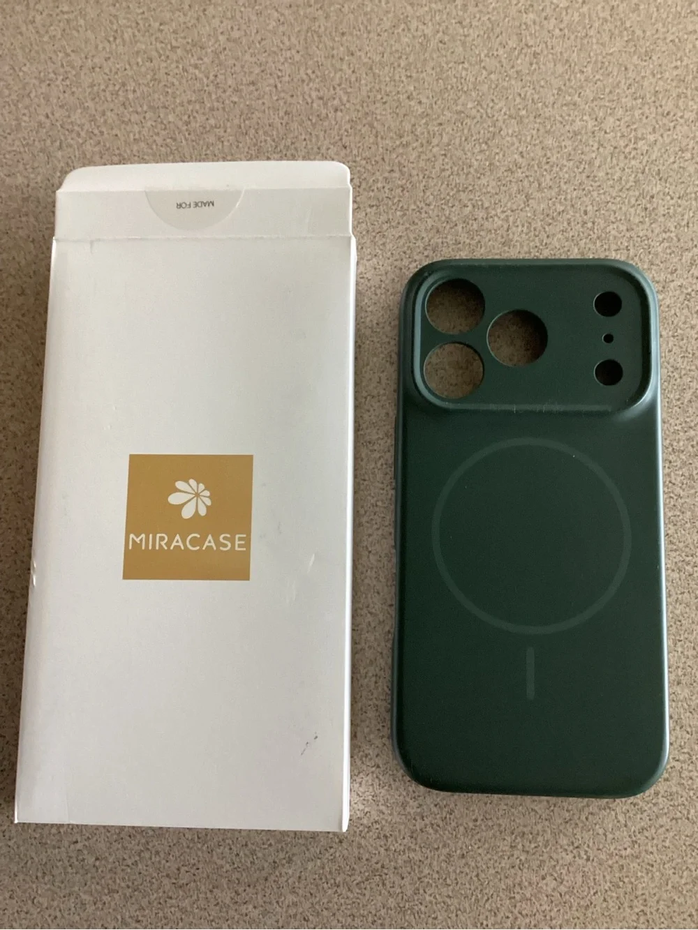 IPhone 17 Pro Case - Miracase MagSafe - Dark Green